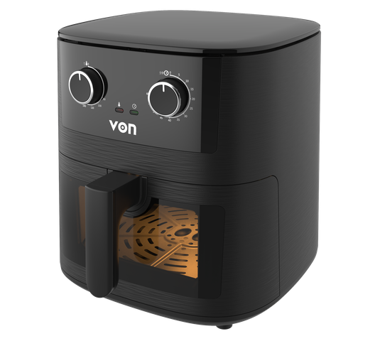 Von VAF065MCK Manual Air Fryer - 6.5L