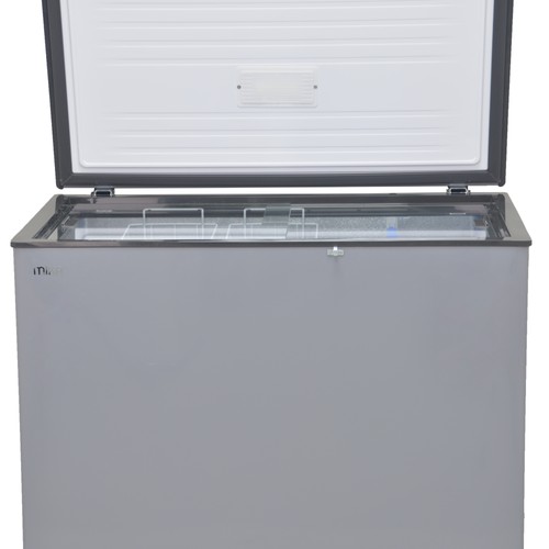 MIKA Chest Freezer, 226L, Aluminium Inner, Dark Grey - Image 2