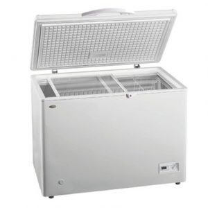 MIKA Chest Freezer, 280L, Aluminium Inner, White