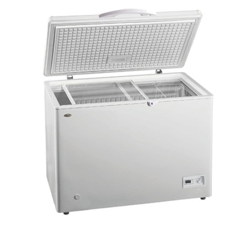 MIKA Chest Freezer, 280L, Aluminium Inner, White