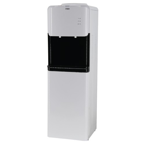MIKA Water Dispenser, Standing , Hot & Normal with Cabinet, White & Black