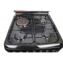 BlueFlame cooker S6031EFRP - B 60x60cm, 3 gas burners and 1electric hot plate with electric oven Black in colour - Image 2