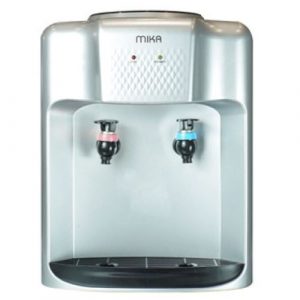 MIKA Water Dispenser, Table Top, Hot & Normal, Silver & Black