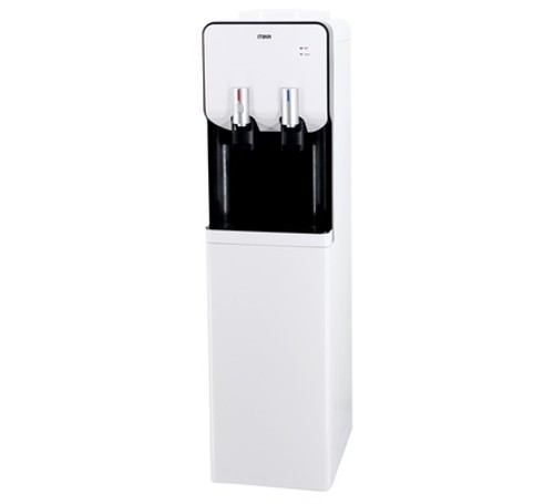 MIKA Water Dispenser, Standing , Hot & Normal with Cabinet, White & Black