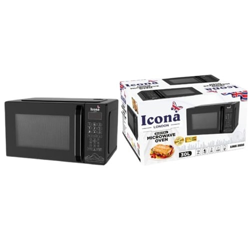 Icona London 30L Microwave Oven ILDMOG-3000XB - Image 3