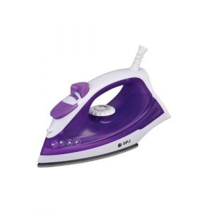 SPJ Steam Iron 220 ML With Non-Stick Soleplate, 2 Steam Settings, Thermostat Control, 1.8 M Cord, 1200W