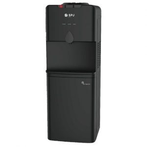 SPJ Hot & Cold Water Dispenser, Standing (with Storage Cabinet) – Black