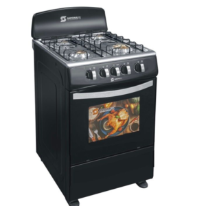 SayonaPPS Standing Gas Cooker 4 Burner Model: SGC50G40-BL