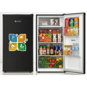 SPJ 120 Liters Single Door Fridge / Refrigerator - Black