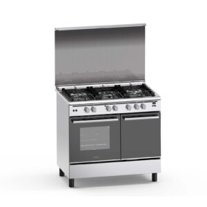 HAIER COOKER 5GAS & ELECTRIC OVEN 90CM, HCR6050EES