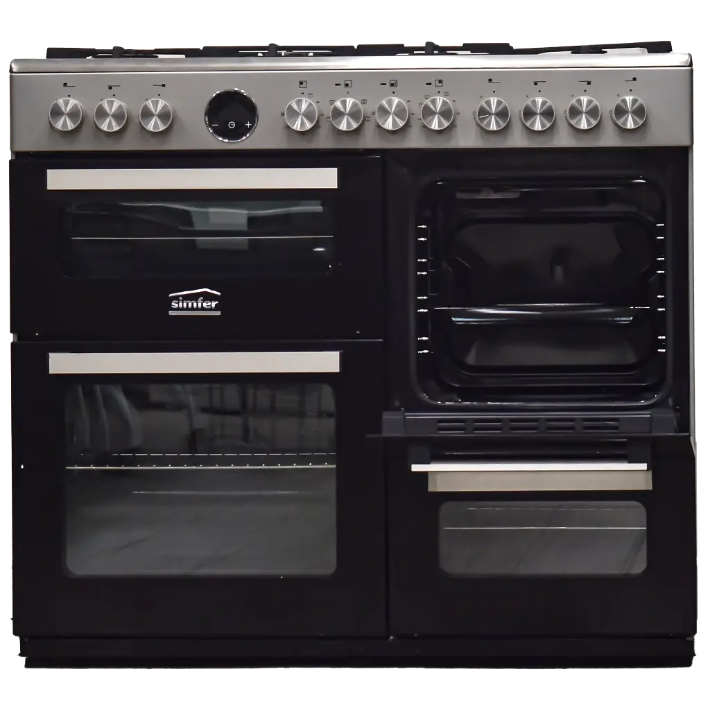 Simfer Cooker 7G F10074SEIX 100X60, Inox,WOK